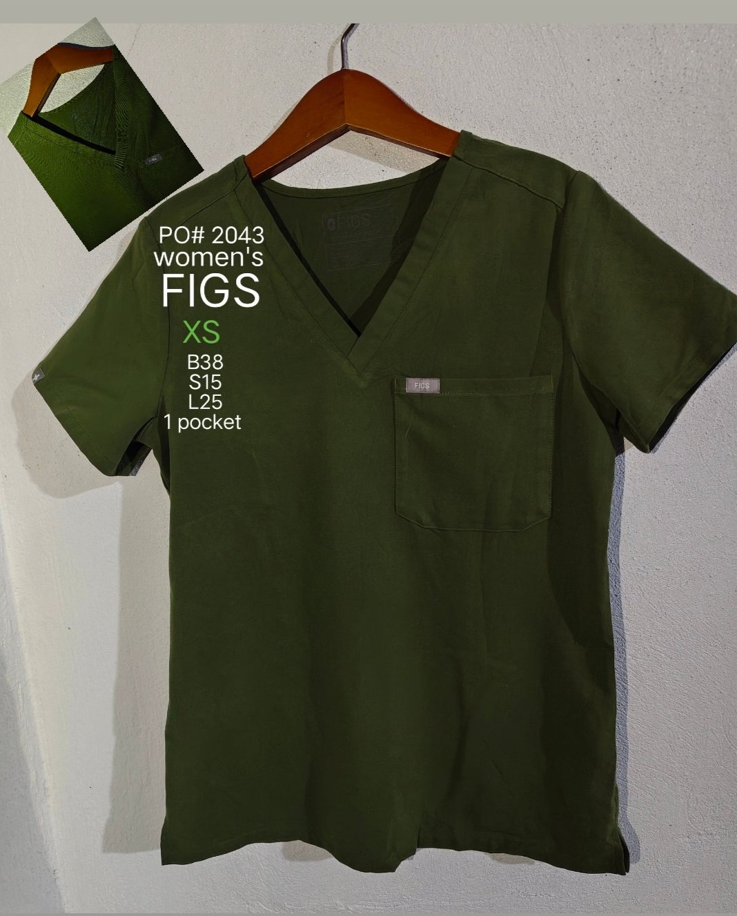 Preloved tuck-in Figs top for women